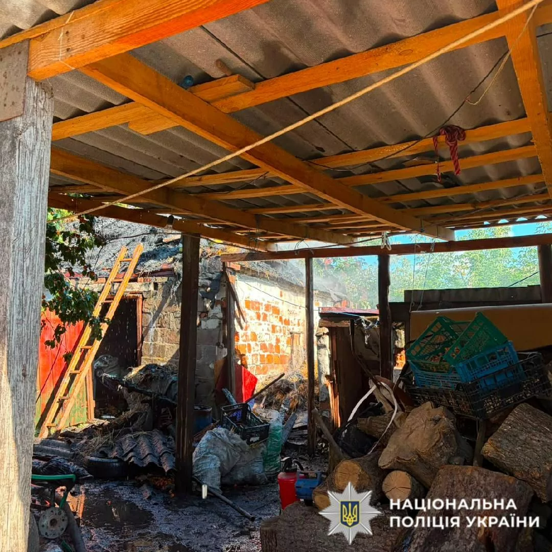 The consequences of The Russian attack on the village in Lozova district on Jul. 29. 2026